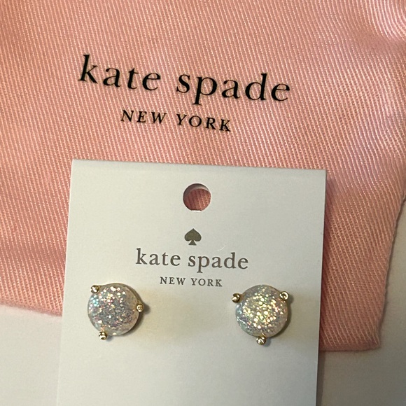 kate spade Jewelry - Kate Spade New York Stud Earrings Glitter Opal Earrings NWT
